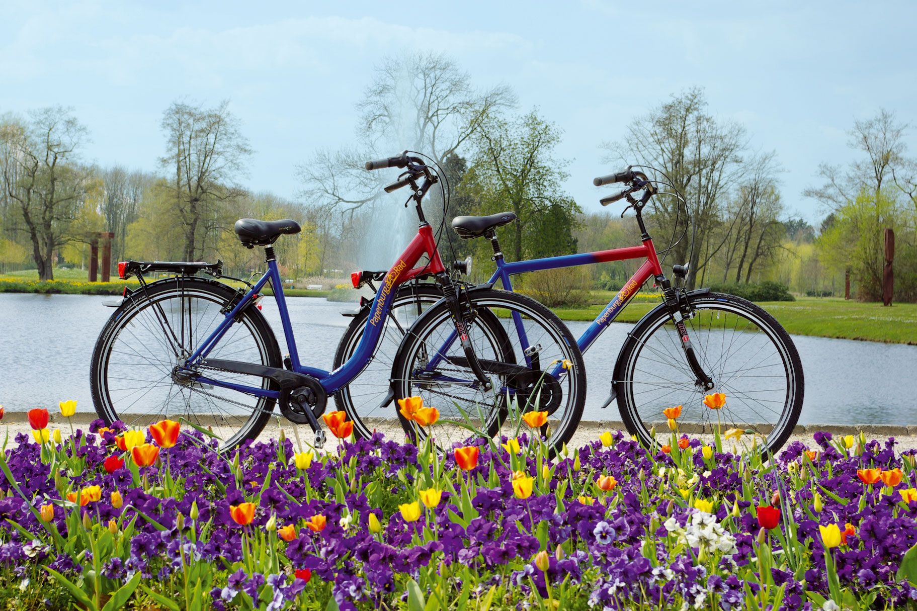 Das Papenburg Rad im Fahrradverleih der Johannesburg